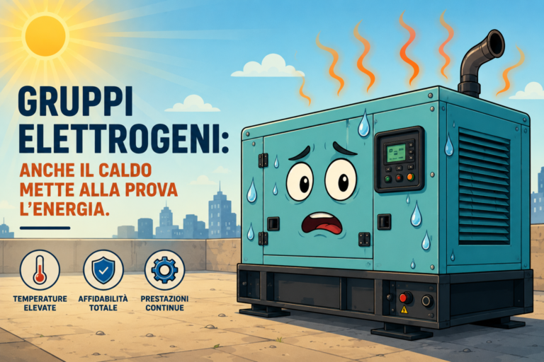 gruppo elettrogeno caldo blackout